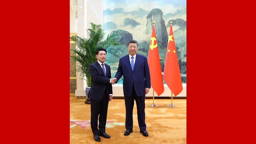 习近平同美国总统特朗普举行会谈